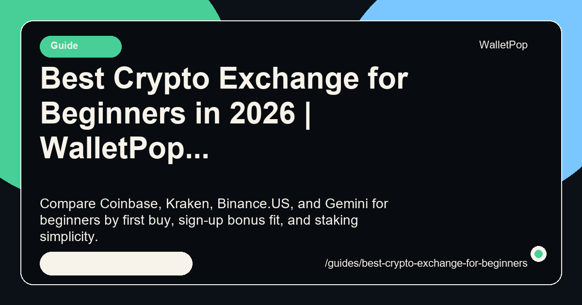Best Crypto Exchange for Beginners in 2026 visual summary
