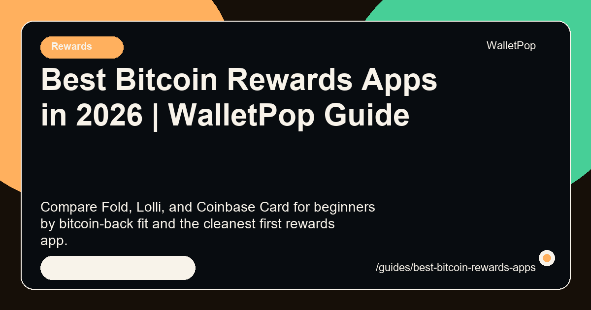 Best Bitcoin Rewards Apps in 2026 visual summary