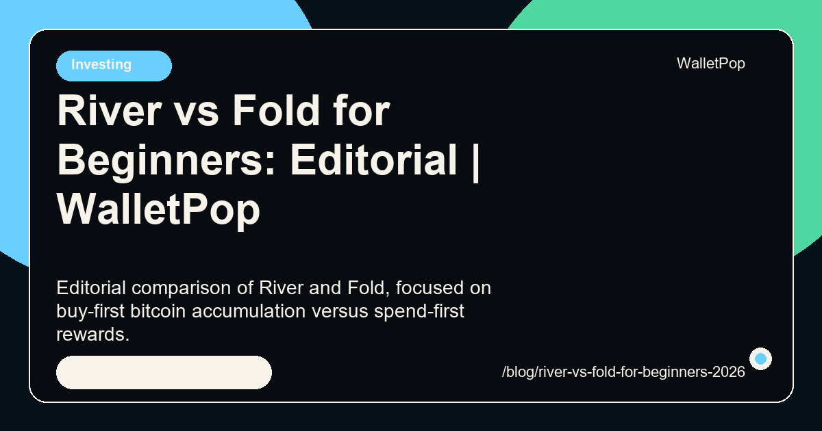 River vs Fold for Beginners: Editorial visual summary